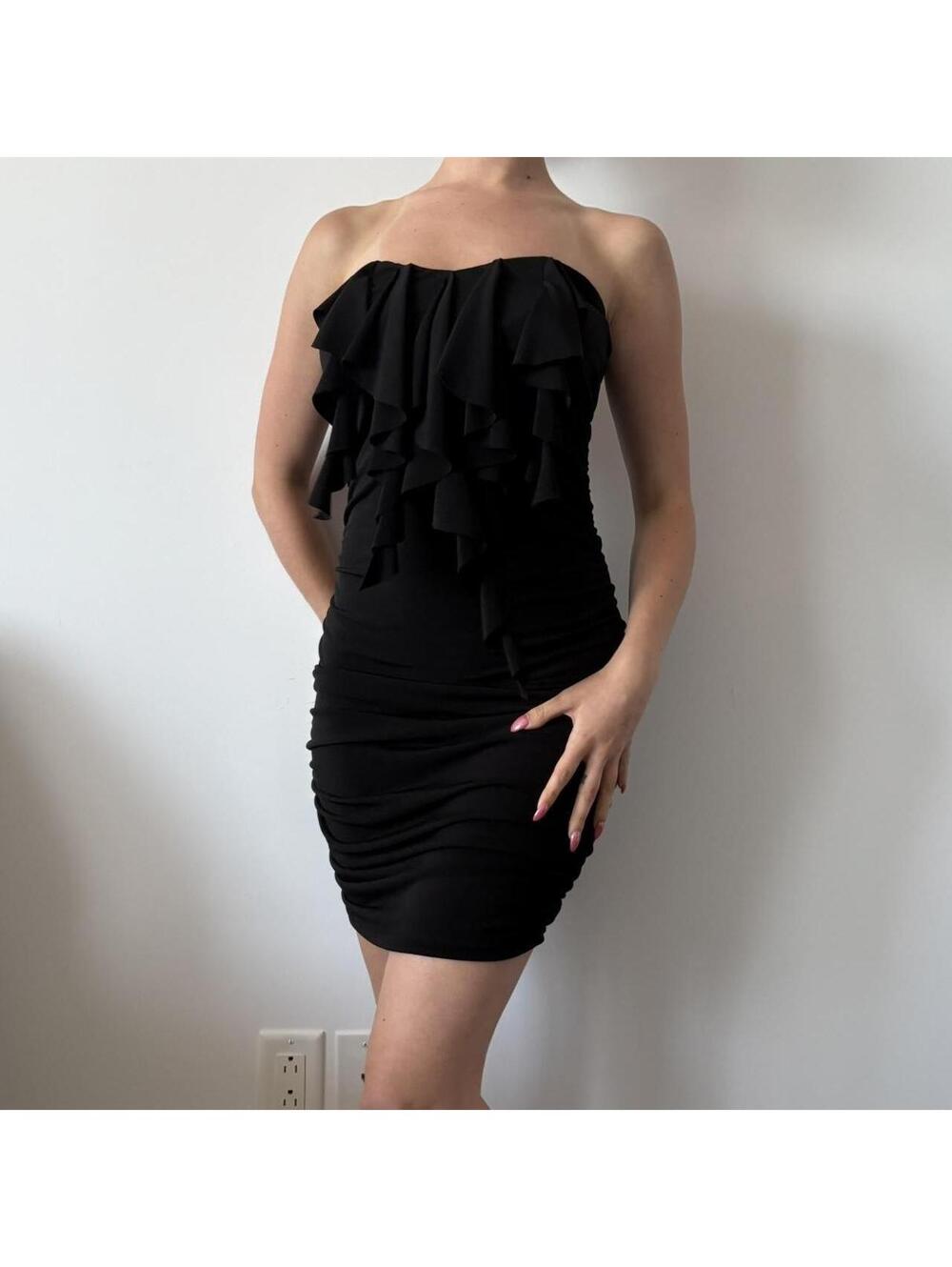 UK2LA Women's Black Dress